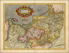 Poland, Baltic Countries and Germany Map By  Gerard Mercator