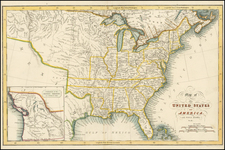 United States Map By Hinton, Simpkin & Marshall