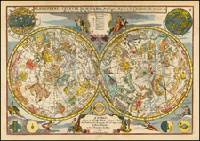 Celestial Maps and Curiosities Map By Nicolas de Fer