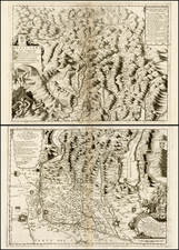 Italy Map By Vincenzo Maria Coronelli