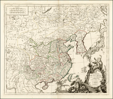 China and Korea Map By Paolo Santini