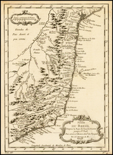 Brazil Map By Jacques Nicolas Bellin