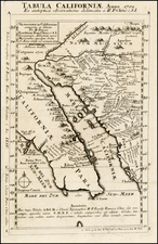 Southwest, Mexico, Baja California and California Map By Fr. Eusebio Kino