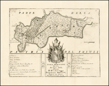 Italy Map By Vincenzo Maria Coronelli