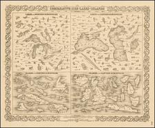 Midwest and Curiosities Map By G.W.  & C.B. Colton