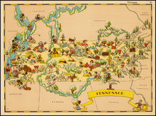 Southeast Map By Ruth Taylor White