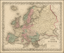 Europe and Europe Map By G.W.  & C.B. Colton