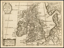 British Isles Map By Jean Picart