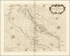 Balkans, Bosnia & Herzegovina and Italy Map By Vincenzo Maria Coronelli