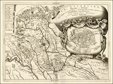 Italy Map By Vincenzo Maria Coronelli