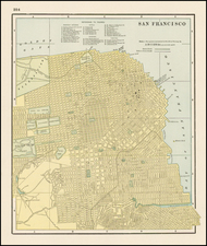 California Map By George F. Cram