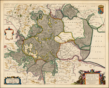 British Isles Map By Johannes Blaeu