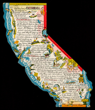 California Map By Max Poschin