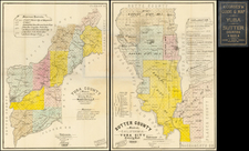 California Map By Edward A. Combes  &  Garcia