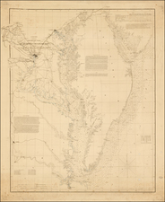 Mid-Atlantic and Southeast Map By United States Coast Survey