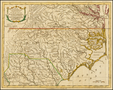 South and Southeast Map By Thomas Kitchin / London Magazine