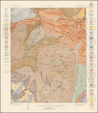 Rocky Mountains Map By U.S. Geological Survey