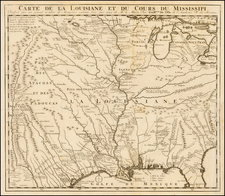 South, Southeast, Texas, Midwest, Plains, Southwest and Rocky Mountains Map By J.F. Bernard