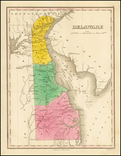 Mid-Atlantic and Delaware Map By Anthony Finley