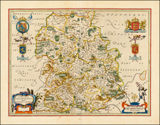 British Isles Map By Johannes Blaeu