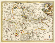 Italy and Northern Italy Map By Giambattista Albrizzi