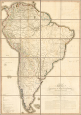 South America Map By William Faden