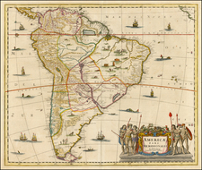 South America Map By Jan Jansson