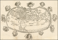 World and World Map By Gregor Reisch