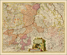 Belgium Map By Nicolaes Visscher I