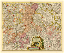 Leodiensis Episcopatus in omnes Subjacentes Provincias . . .   By Nicolaes Visscher I