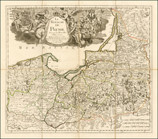 Poland and Baltic Countries Map By George Louis Le Rouge