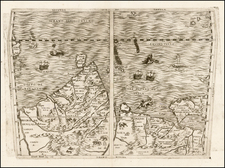 Indian Ocean, India, Other Islands, Central Asia & Caucasus and Middle East Map By Ferrando Bertelli