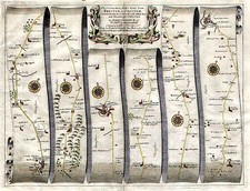 Europe and British Isles Map By John Ogilby