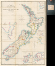 New Zealand Map By James Wyld