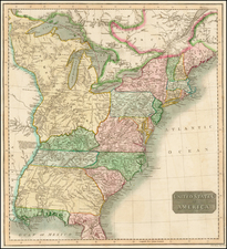 United States and Midwest Map By John Thomson