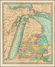 Midwest Map By David Hugh Burr