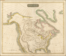 North America Map By John Thomson