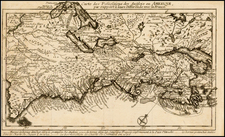 New England, Mid-Atlantic, Florida and Southeast Map By Francois-Antoine Chevrier