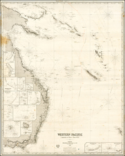 Southeast Asia, Other Islands, Australia & Oceania, Australia, Oceania, New Zealand and Other Pacific Islands Map By James Imray & Son