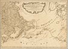 Polar Maps, Alaska, Japan, Other Islands, Pacific, Russia in Asia and Canada Map By Gerhard Friedrich Muller / Marc Michel Rey