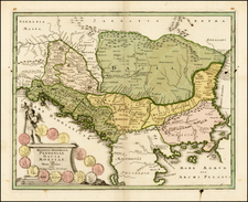 Romania, Balkans, Turkey and Greece Map By Christopher Weigel