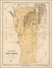 South America and Argentina Map By Guillermo Kraft