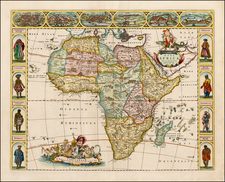 Africa and Africa Map By Frederick De Wit