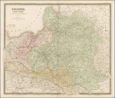 Poland Map By J. Andriveau-Goujon