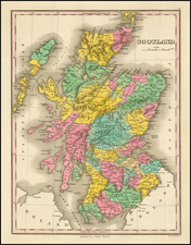 Scotland Map By Anthony Finley