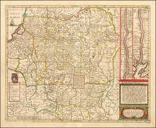 Poland, Russia and Baltic Countries Map By Moses Pitt