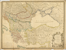 Russia, Ukraine, Balkans, Turkey, Turkey & Asia Minor and Greece Map By James Wyld