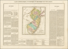 Mid-Atlantic and New Jersey Map By Jean Alexandre Buchon