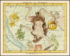 Celestial Maps Map By John Flamsteed / Jean Nicolas Fortin