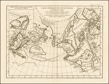 Alaska, Russia in Asia and Canada Map By Denis Diderot / Didier Robert de Vaugondy